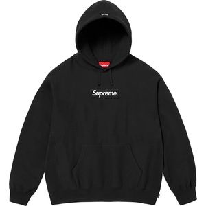 Supreme Box Logo Hooded Sweatshirt Black Small